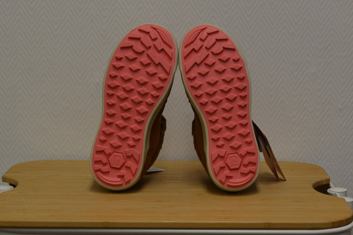 TROLLKIDS Gryllefjord Mid Cut Kinder-Schuhe – Caramel/Salmon – Gr. 28