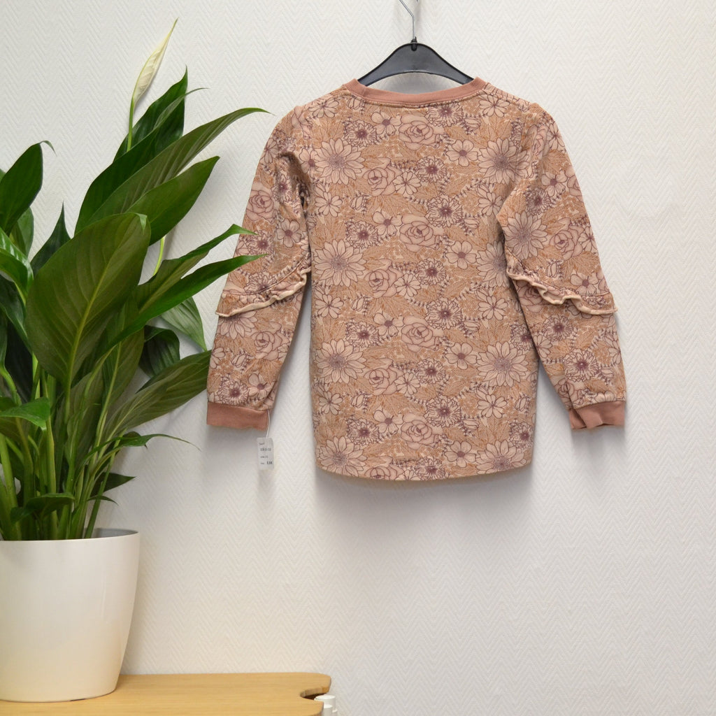 En Fant Sweatshirt Gr. 116 –  mit Blumenmuster | Secondhand