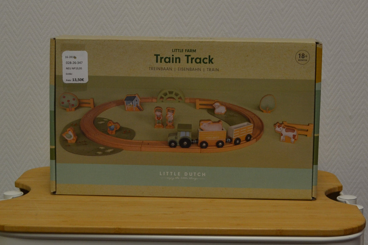 Little Dutch Little Farm – Holzeisenbahn / Train Track Bauernhof – ab 18 Monaten