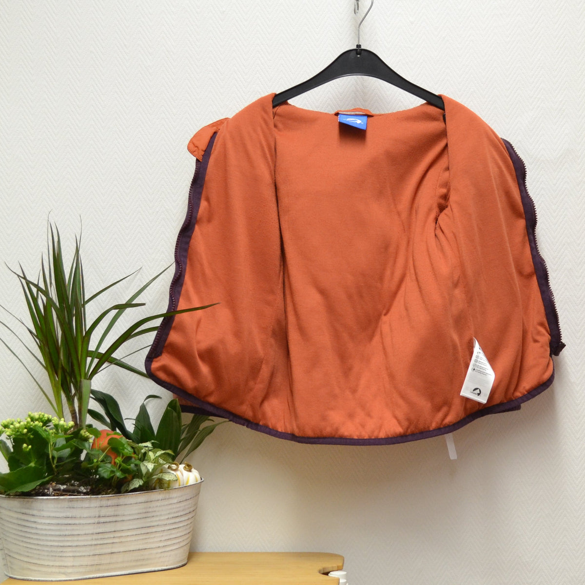 Finkid HAUki Kinderjacke – Rostorange – Gr. 110/120