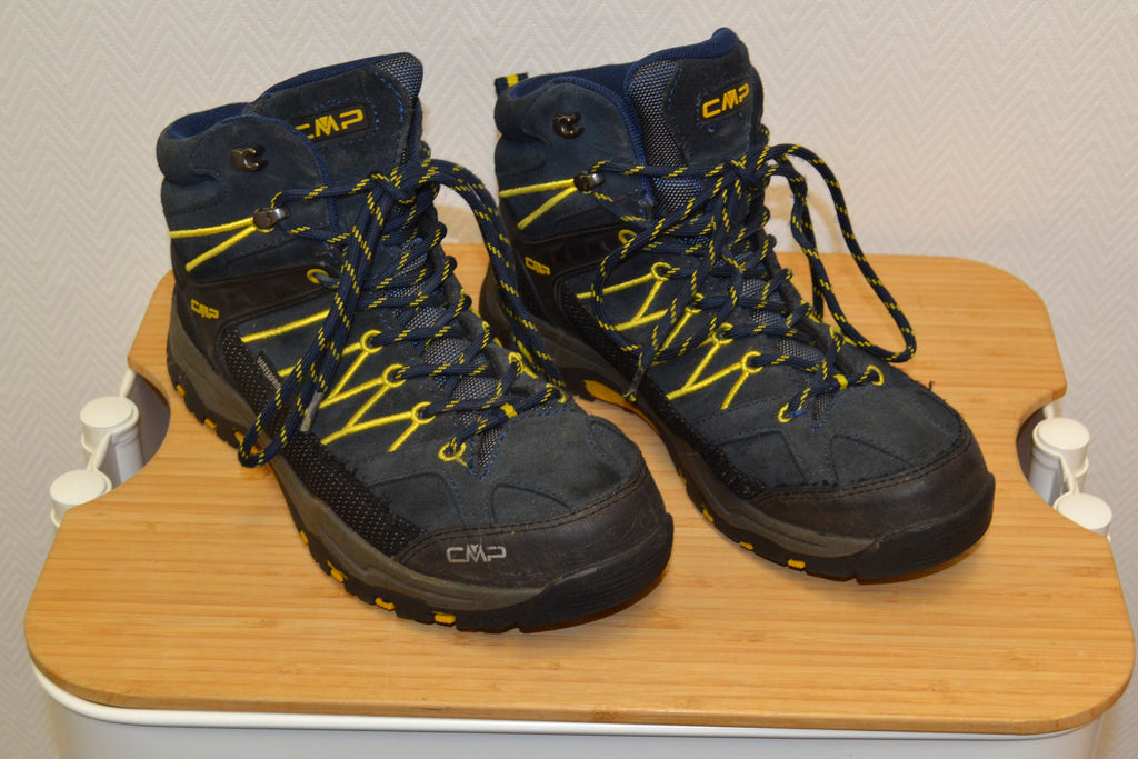 CMP Outdoor Boots / Wanderschuhe Dunkelblau Gelb – Gr. 40 – Gebraucht