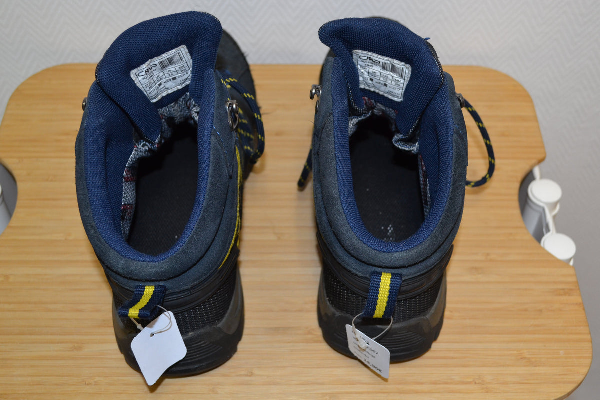 CMP Outdoor Boots / Wanderschuhe Dunkelblau Gelb – Gr. 40 – Gebraucht